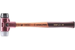 HALDER 3023030 Soft-Face Mallet "Simplex" 30mm of Rubber/TPE-Mid