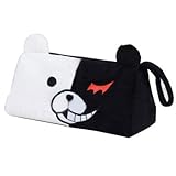 Danganronpa Trigger Happy Monokuma Anime Monokuma Bear Handmade Stuffed Plush Pencil Pouch Case Bag 02