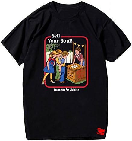 cornflower Sell Your Soul Men T Shirts Graphic Fashion Tees Size XL