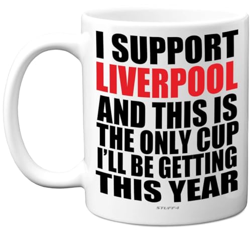 Funny Football Mug Gift for Liverpool Fans, Footy Only Cup