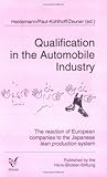 Image de Qualifications in the Automobile Industry: The Reaction of European Companies to the Japanese Lean Production System