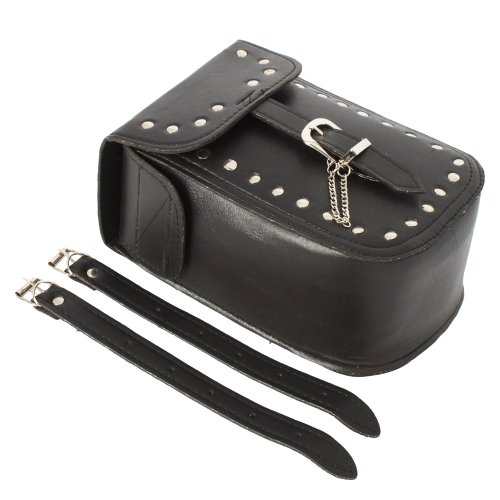Motorcycle motorbike panniers luggage side bag leather saddlebag …