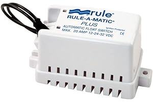 Rule Rule-A-Matic Plus Float Switch, Covered, Moisture Tight Seals