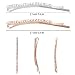 24 Pcs Rhinestone Bobby Pin Metal Hair Clips Clear Crystal Hair Pin Decorations for Lady Women Girls