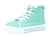 Qupid MANIAC-05 Street Casual Lace Up High Top Platform Sneaker Shoe
