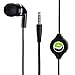 Mono Retractable Premium Sound Handsfree Single Earbud Mic Headset for iPhone 6 6S, Plus, 5S 5C 5, iPad Air Pro Mini - Samsung Galaxy Note 5 4 3 2, Galaxy S7 Edge S6 S5 S4 - All Smartphones, Tablets
