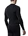 TSLA Men's Thermal Wintergear Compression Baselayer Long Sleeve Top Version17, Wintergear Basic(r21) - Black, Large