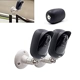 Silicone Skins for Argus Camera (2 pcs Black) 2MP Wireless Wire-Free Outdoor Indoor Protective Case | Perfect Fitting Waterproof Weatherproof Cover for Surveillence Camera Easy Installation by Sully