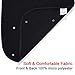 iGuerburn Large Adult Bib for Eating, Washable Reusable Clothing Protector, Bowtie Rose Embroidery for Men