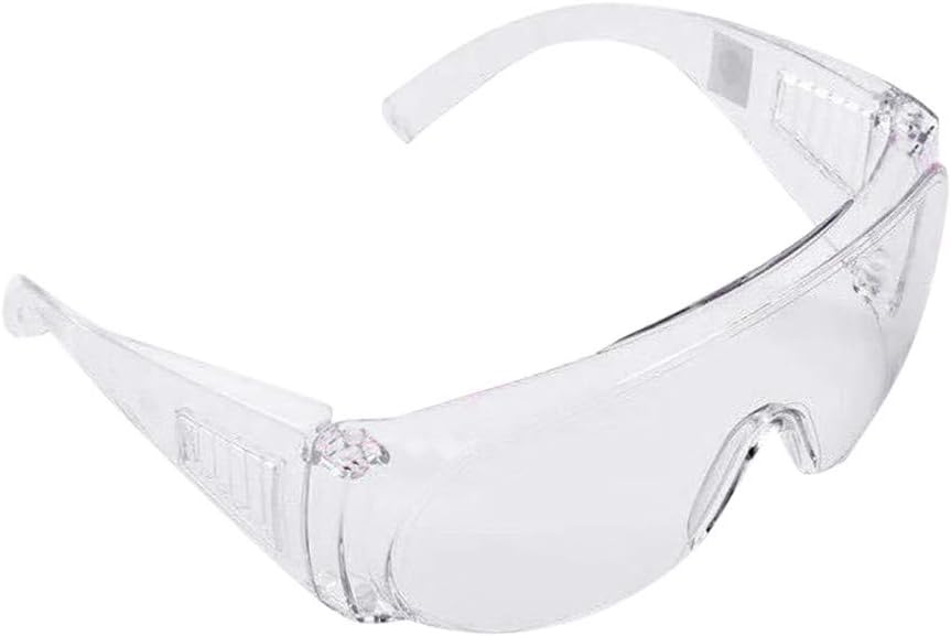 Protective Eyewear, Safety Glasses Personal Protective Equipment, Multifunctional Dustproof Windproof (Clear -1PCS)