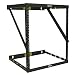 TRIPP LITE 8U/12U/22U Expandable Wall-Mount 2-Post Open Frame Rack, Adjustable Network Equipment Rack, Switch Depth, 18" Deep, 5 Year Warranty (SRWO8U22)