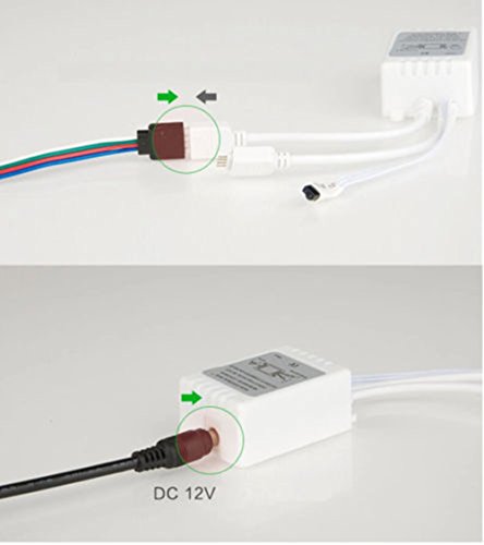 EconoLed 44-key IR Infrared Wireless RGB LED Strip Light Remote Controller Remote Control with IR Receiver - Thumbnail 4