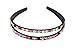 Yeshan Big Rhinestone and Crystal Bead Handmade Plastic Headband ,Hairband for Women
