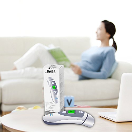 Medical Forehead and Ear Thermometer,Infrared Digital Thermometer, Accurate Temperature Suitable For Baby, Infant, Toddler and Adults, FDA and CE approved