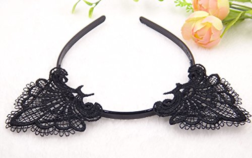 Bonnie Z. Leonardo Exquisite Sweet Lace Cat Ears Headband+Choker - Thumbnail 4