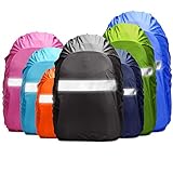 Dream Lin Backpack Rain Cover (10-90L), Upgraded Adjustable Waterproof Backpack Cover