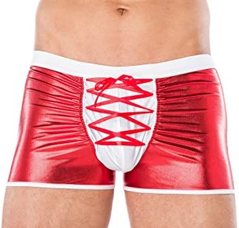 Andalea Chrsitmas Wet Look Boxers MC/9091 Red Men by