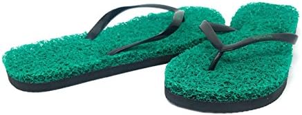Rockin Footwear Ladies Grass Flip Flop Novelty Sandals (10 B(M) US, Green)