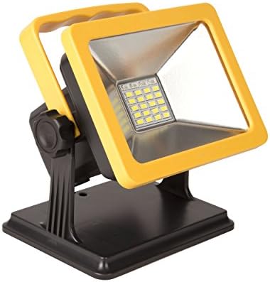 LumenBasic LED Work Light Rechargeable with Magnetic Battery Powered LED Work Light 15W 6.5hr Lighting Waterproof Spotlight Outdoor Camping Emergency Lights with SOS Mode