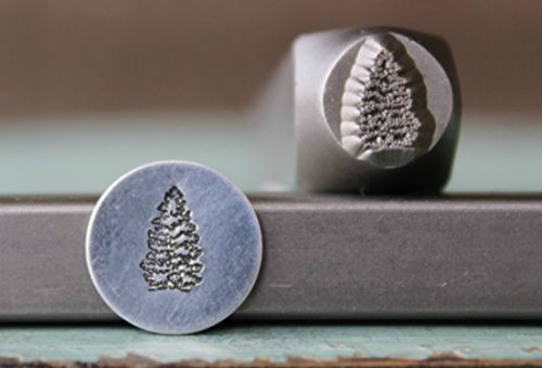 Brand New 8mm Pine Tree Metal Punch Design Stamp - Supply Guy - CH-198