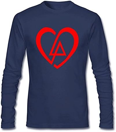 Yatyler Customized linkin park Long Sleeve Tees for Mens Royal Blue XXXL