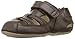Robeez Boys' Sandal-Mini Shoez Crib Shoe New Brown 12-18 Months M US Infant