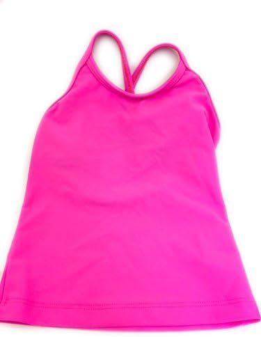 Katrina Ktrna Kids Girls size 5 Hot Pink Criss-Cross Be Me Cami Activewear Dancewear, Made in the USA