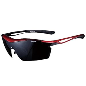 ellesse エレッセ スポーツサングラス メンズ ES-S104 レッド