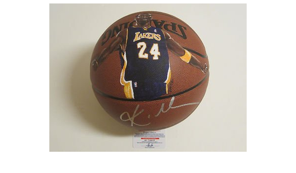 kobe bryant signed ball