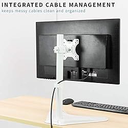 VIVO Single Monitor Desk Stand, Holds Screens up to