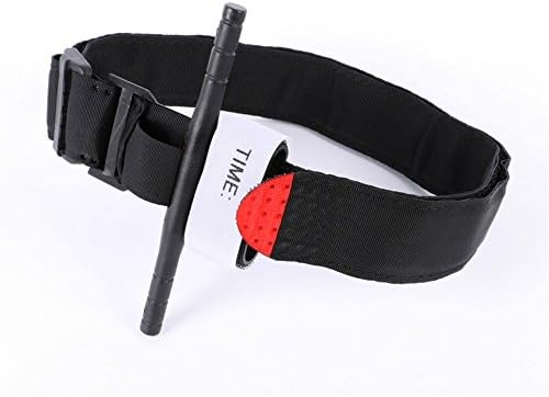 Hylloje 1pcs Tactical Tourniquet Combat Application Red Tip Military Medical CAT Emergency