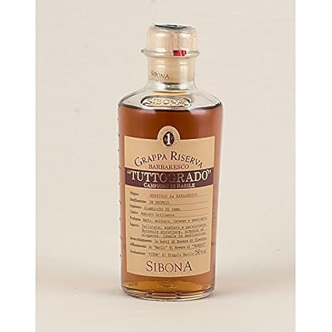 Sibona, Grappa Tuttogrado Nebbiolo da Barbaresco