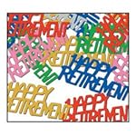 Happy Retirement Fanci-Fetti (multi-color) Party Accessory  (1 count) (.5 Oz/Pkg)