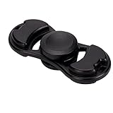 Fidget Spinner, Quirrel-standard Zinc Alloy EDC Focus Toy Hand Spinners – Mute Bearing High Speed 1-3 Mins Spins – Matte Black