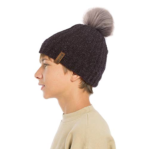 image for ViGrace Kids Winter Warm Fleece Lined Hats Infant Toddler Children Bea