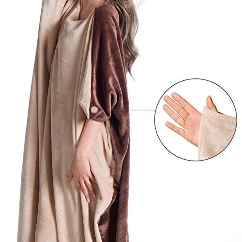Kanguru Wearable Blanket with Sleeves for Adult, Women, Men Fun Gifts for Christmas and Birthday