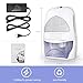 PICTEK Dehumidifier, 2 Liter Water Tank, Up to 20 Ounces of Moisture/Day for 1200 Cubic Feet, Portable, Quiet Home Dehumidifiers Suit for Small or Medium Rooms Like Bathroom, Bedroom, Closet