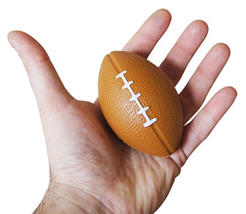 Novel Merk Football Anti-Stress 12 Pack Squeeze Ball for Kids Party Favors & School Carnival Prizes