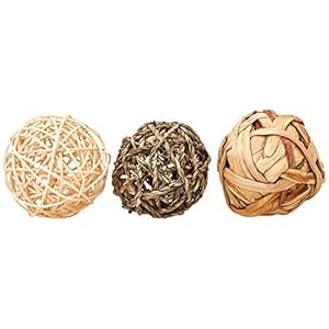 Rosewood-Boredom-Breaker-Small-Animal-Naturals-Toy-Trio-of-Fun-Balls-Medium-2-pack-19572 Rosewood Boredom Breaker Small Animal Naturals Toy Trio of Fun Balls, Medium, 2 pack, 19572