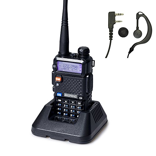 BaoFeng UV-5R Handheld Dual Band 136-174 / 400-520MHz Two Way Radio + Free Earpiece