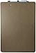 Pen Holder Clipboard, Letter Size, Low Profile Clip, Hardboard, 6-Pack (Pen Included)