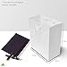 OccasionALL White Gift Bags, Glossy Paper Bags Medium with Handles for Holiday Wrap, Weddings, Baby Showers, Party Favors, Bulk, 7.5x3.5x9, 12 Pack