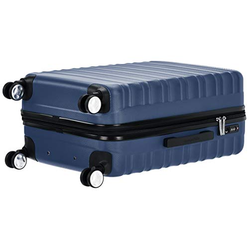 AmazonBasics Premium Hardside Spinner Suitcase Luggage with Wheels, 24