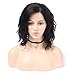 Perfume Lily 100% Real Human Hair Lace Front Wigs, Pre-plucked & Bleached Knots Natural Hairline with Baby Hair (10 Inch, Water Wave)