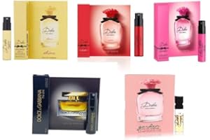 PURESCENTS Women's Designer Fragrance Perfume Sampler Discovery Set (D&G 5 Pack Set)