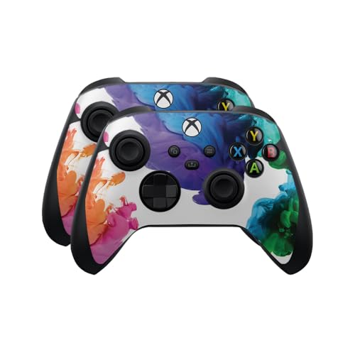 Skin Compatible with Microsoft Xbox Series X|S Controller (2 Pack) - Aqua Paint…
