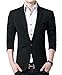 Benibos Men's Slim Fit Casual Premium Blazer Jacket(M, Black)