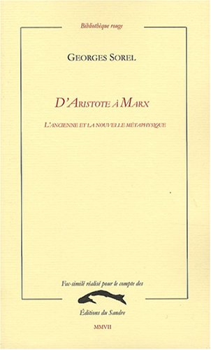 D'Aristote à Marx