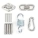 Tebery 500 LB Capacity Hammock Chair Ultimate Hanging Kit, Heavy Duty Swing Hangers for Wooden, Yoga Hammock Chair Sandbag, Swing Sets