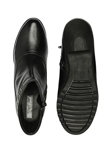 bruno manetti women faux leather black boots